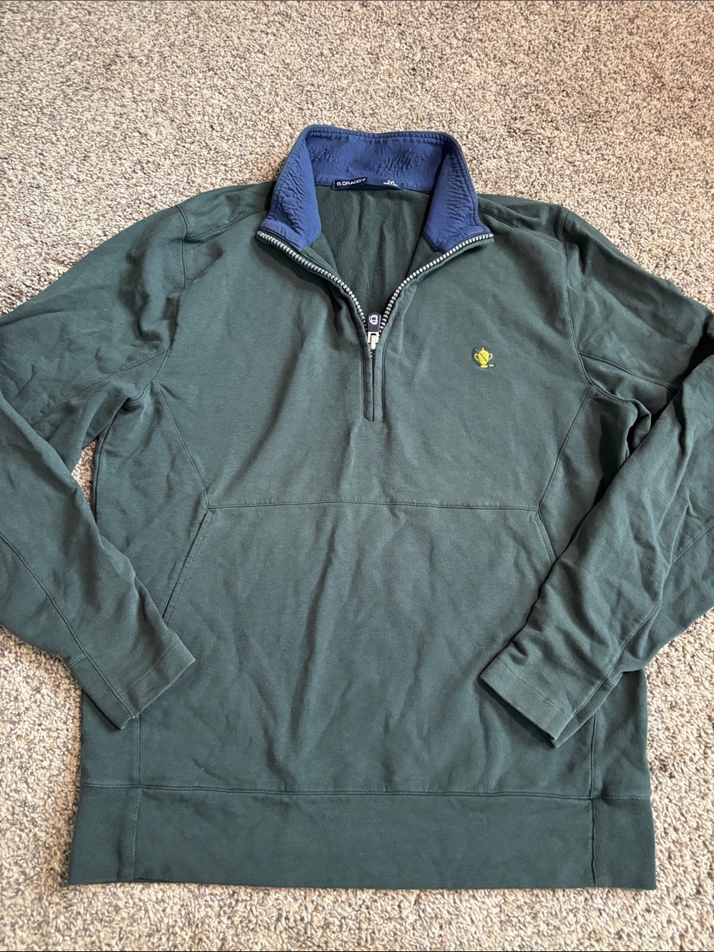 B. Draddy 1/4 Zip Pullover size medium